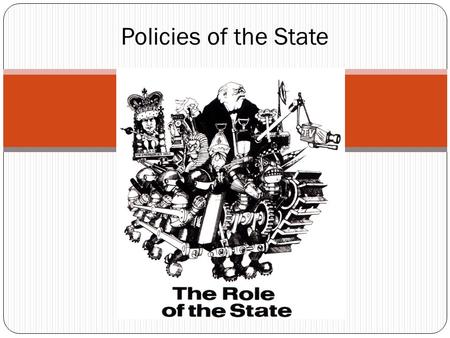 Policies of the State. State Activity UK, Sweden, US Very different…but very similar Late 20 th century, we see a push for strong government Even expanded.