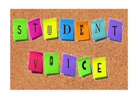 MOVING FORWARD WITH STUDENT VOICE “Why Student Voice matters?”