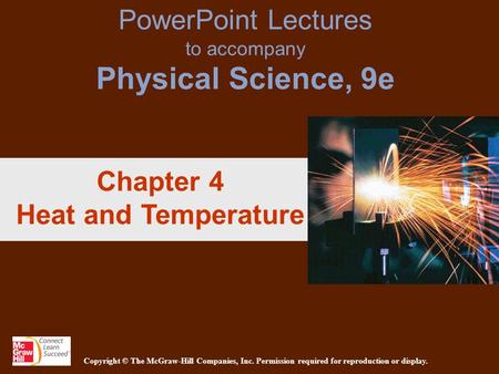 PowerPoint Lectures to accompany Physical Science, 9e