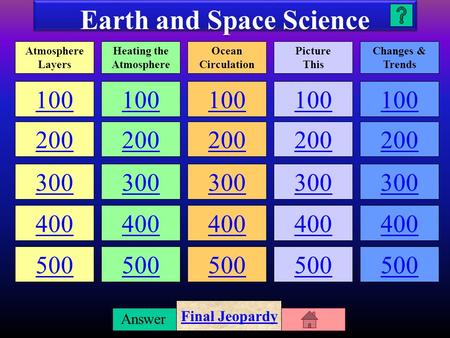 Earth and Space Science