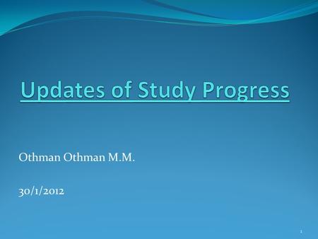 Othman Othman M.M. 30/1/2012 1. Outline: 1. Advisory Committee Meeting: 1. Content Anycasting. 2. OpenFlow Enhancement. 3. Current Status. 4. Next Research.