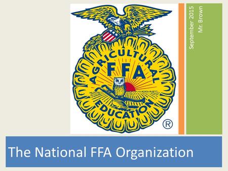 The National FFA Organization