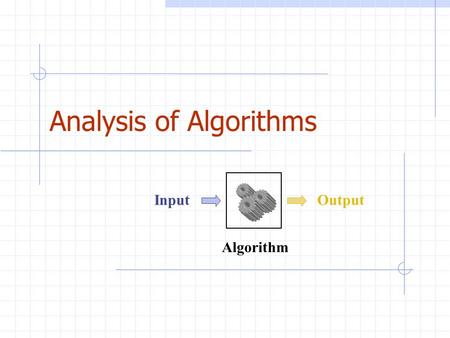 Analysis of Algorithms