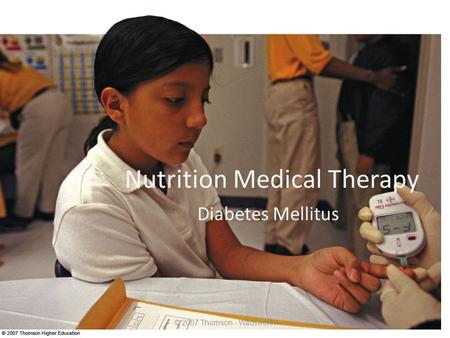 Nutrition Medical Therapy