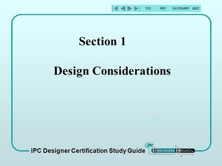 Section 1 Design Considerations