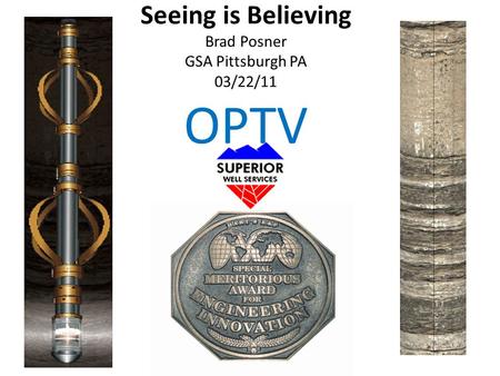 Seeing is Believing Brad Posner GSA Pittsburgh PA 03/22/11 OPTV.