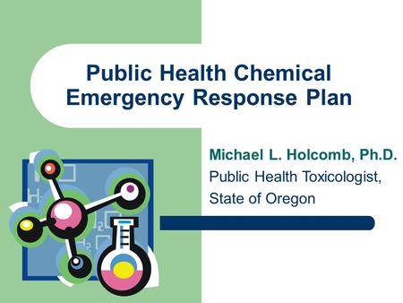 Public Health Chemical Emergency Response Plan