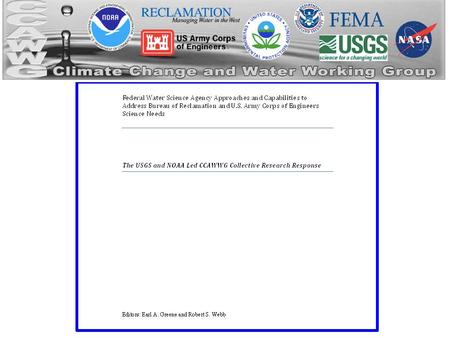 Characterizing Future Climate – Information Needs.