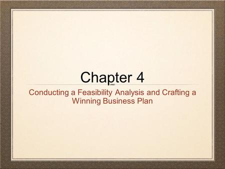 Conducting a Feasibility Analysis and Crafting a Winning Business Plan