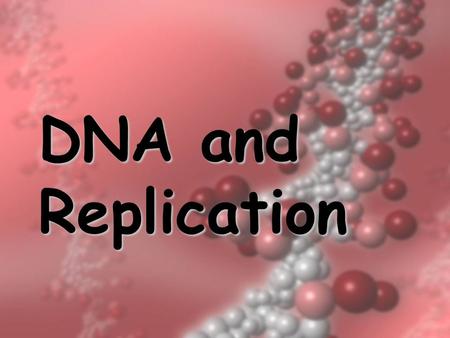 DNA and Replication. Chargaff’s Rule Adenine ThymineAdenine must pair with Thymine GuanineCytosineGuanine must pair with Cytosine The bases form weak.