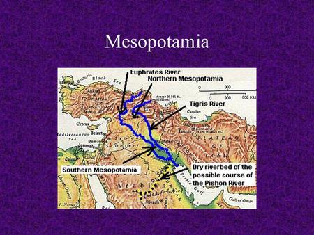 Mesopotamia.