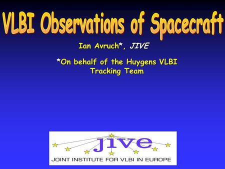 VLBI Observations of Spacecraft