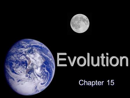 Evolution Chapter 15.