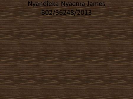 Nyandieka Nyaema James B02/36248/2013. NAME OF PROPERTY Historic Name: GROPIUS HOUSE.