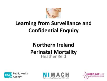 Learning from Surveillance and Confidential Enquiry Northern Ireland Perinatal Mortality Heather Reid.