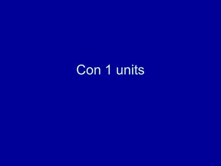 Con 1 units The Scientific Method 1. Observe the problem 2. collect data 3. search for laws that describe the problem 4. form a hypothesis 5. form a.