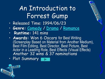 An Introduction to Forrest Gump