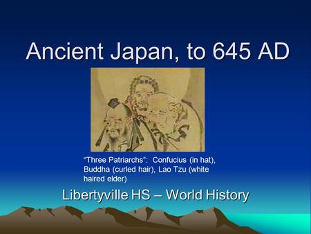 Libertyville HS – World History