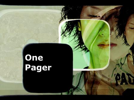 One Pager. What It Does Connects the verbal with the visual. It connects literature’s thoughts to your thoughts. It appeals to verbal, visual, auditory,