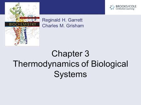 Chapter 3 Thermodynamics of Biological Systems