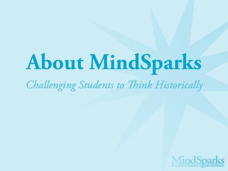 Introduces core content while promoting: visual literacy classroom discussion small group interaction individual student research projects.