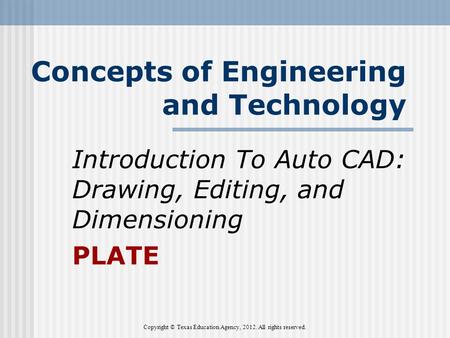 Concepts of Engineering and Technology