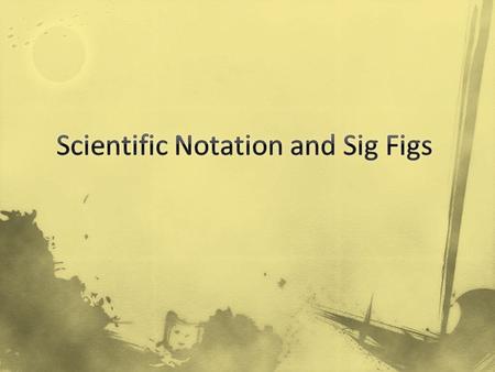 Significant figures = important numbers Significant figures include all known digits plus one estimated digit 0.01 vs. 0.010 vs. 0.0100 Which number is.