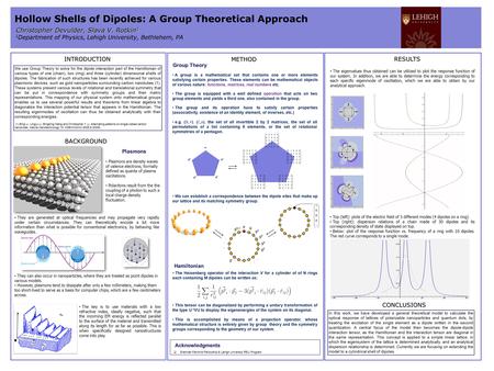 Christopher Devulder, Slava V. Rotkin 1 Christopher Devulder, Slava V. Rotkin 1 1 Department of Physics, Lehigh University, Bethlehem, PA INTRODUCTION.