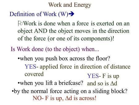 by the normal force acting on a sliding block?