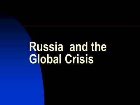 Russia and the Global Crisis. Edward Lucas on the Russian Threat and the New Cold War:  ccCmxdTSwfs&feature=PlayList&p.