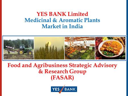 YES BANK Limited Medicinal & Aromatic Plants Market in India