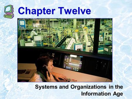 Chapter Twelve Systems and Organizations in the Information Age.