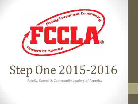 Family, Career & Community Leaders of America