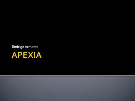 Rodrigo Armenta.  Apexia is a planet that was discovered 2,000 light years away from Earth. It is said that there is only one biome in the entire planet!