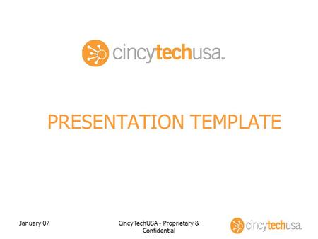 PRESENTATION TEMPLATE