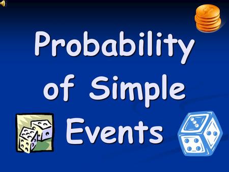 Probability of Simple Events