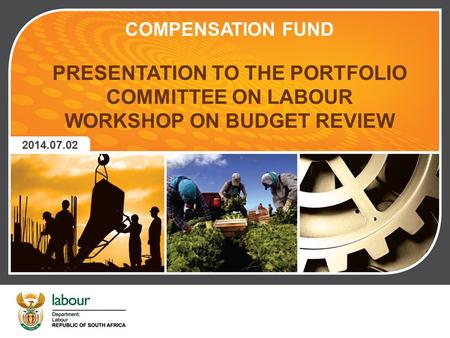 PRESENTATION TO THE PORTFOLIO COMMITTEE ON LABOUR