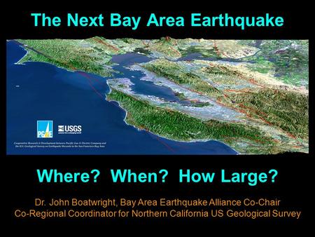 The Next Bay Area Earthquake