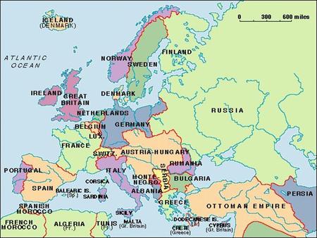 “M” Militarism “A” Alliances “I” Imperialism “N” Nationalism.