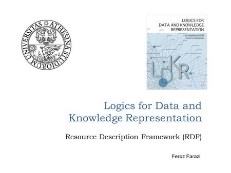 Logics for Data and Knowledge Representation