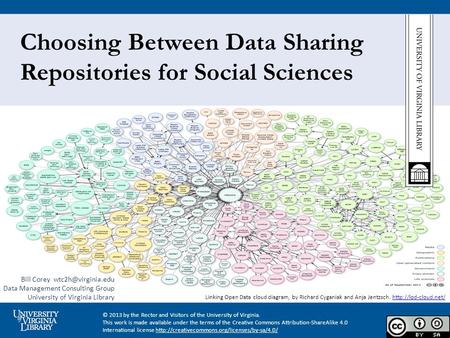 Choosing Between Data Sharing Repositories for Social Sciences Linking Open Data cloud diagram, by Richard Cyganiak and Anja Jentzsch.