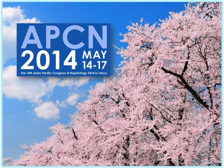 35 years have passed since the 1 st APCN held in Tokyo by Professor Oshima.It is now a perfect time to invite our colleagues back to Tokyo. We are planning.