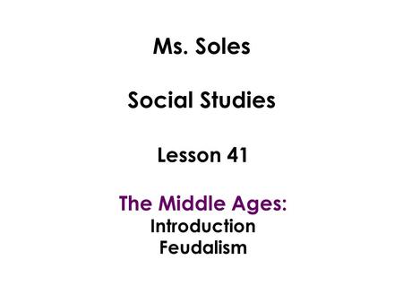 Ms. Soles Social Studies