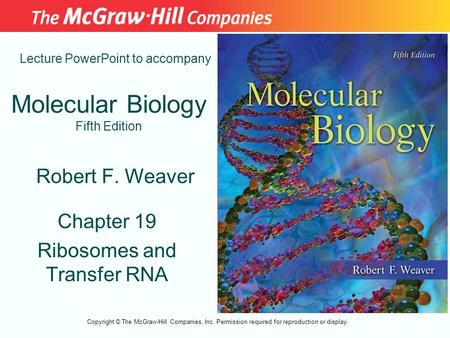 Molecular Biology Fifth Edition