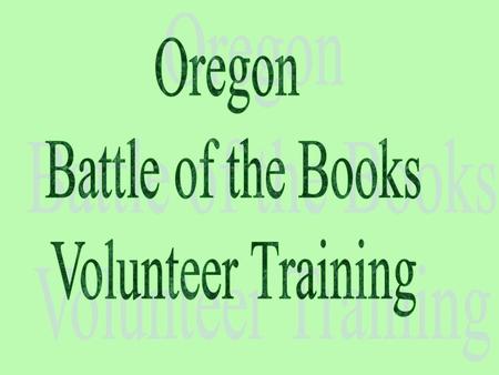 Teams will hand the Moderator a set of OBOB books when they enter the room. Cluster team chairs in a way students can confer easily with physical separation.