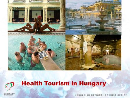 Health Tourism in Hungary. Health tourism in numbers 35 % of the commercial overnights, 49 % of domestic overnights and 24 % of the foreign overnights.