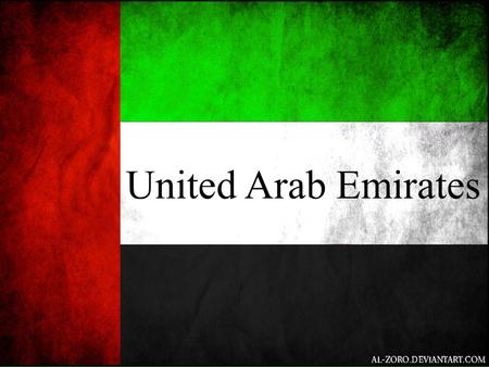 United Arab Emirates.