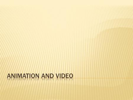  Individual images are projected in rapid succession.  In the (movie) theater this is done at 24 frames per second (fps).  On TV (NTSC) this is done.