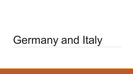 Germany and Italy. Capital Relative Location Physical Features European Plain Rivers (Rhine, Elbe, Danube) Ocean access (Baltic Sea, North Sea) Mountains.