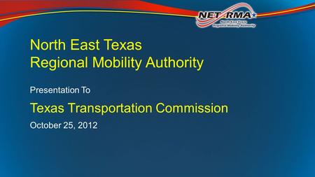 North East Texas Regional Mobility Authority